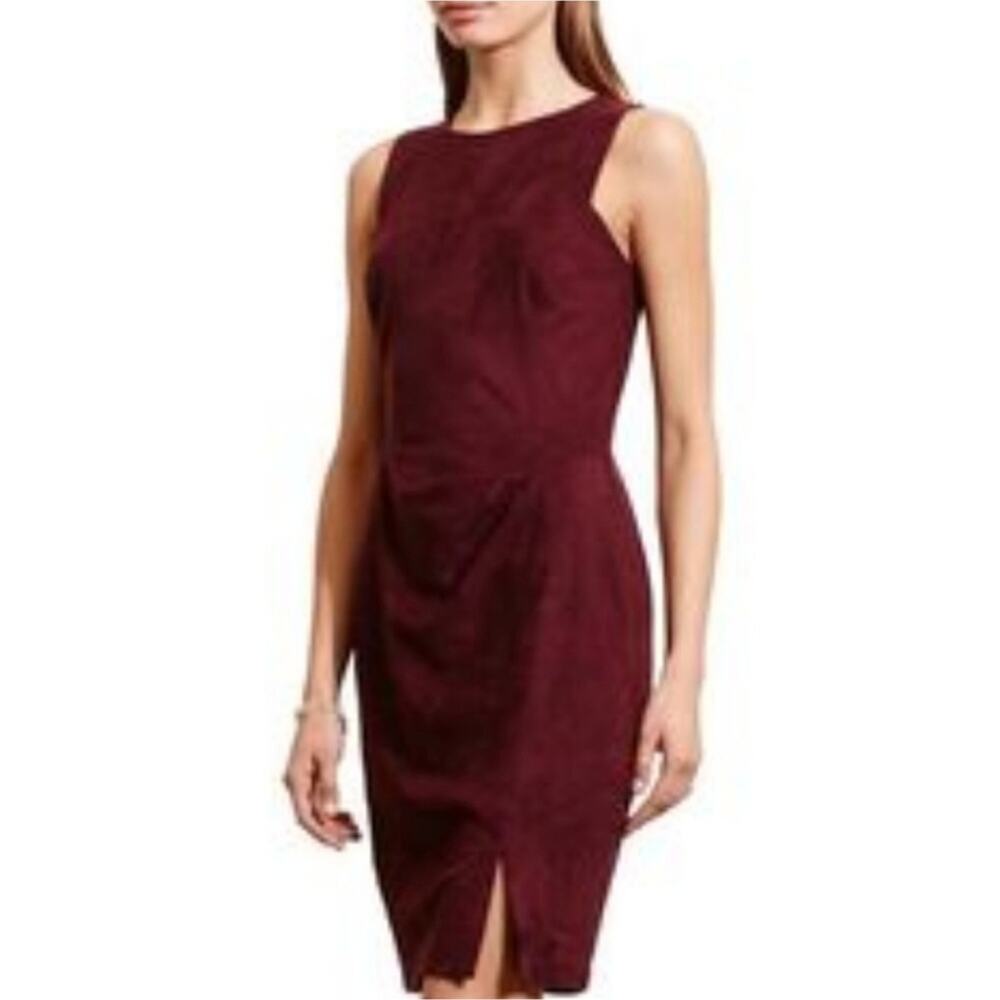 Ralph Lauren Suede Feel Bodycon Mini Dress